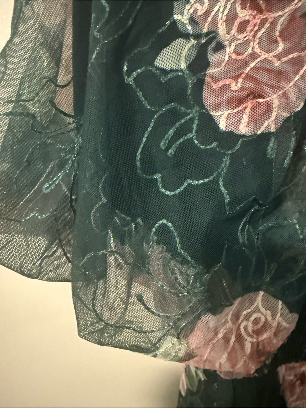 Baltic Born Annabeth Midi Dress – Dark Green + Pink Floral – Size Large NWT - Picture 9 of 11